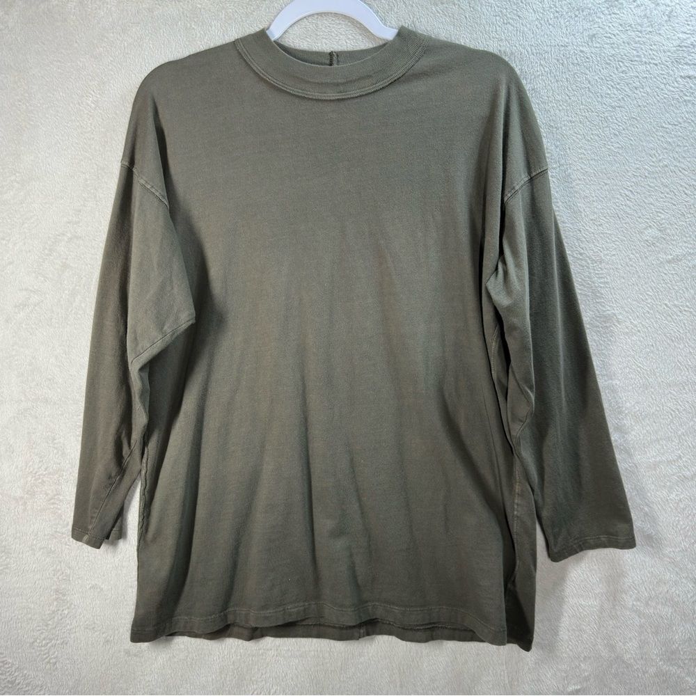 We The Free Olive Green Long Sleeve Tee
